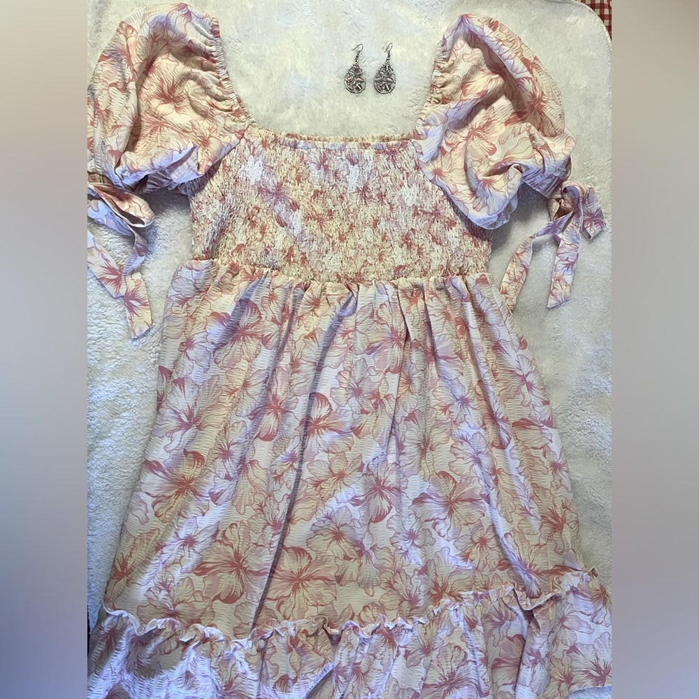 Pink Maternity Dress